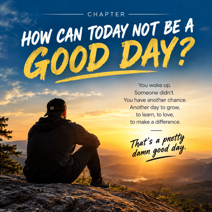 How Can Today Not Be a Good Day?